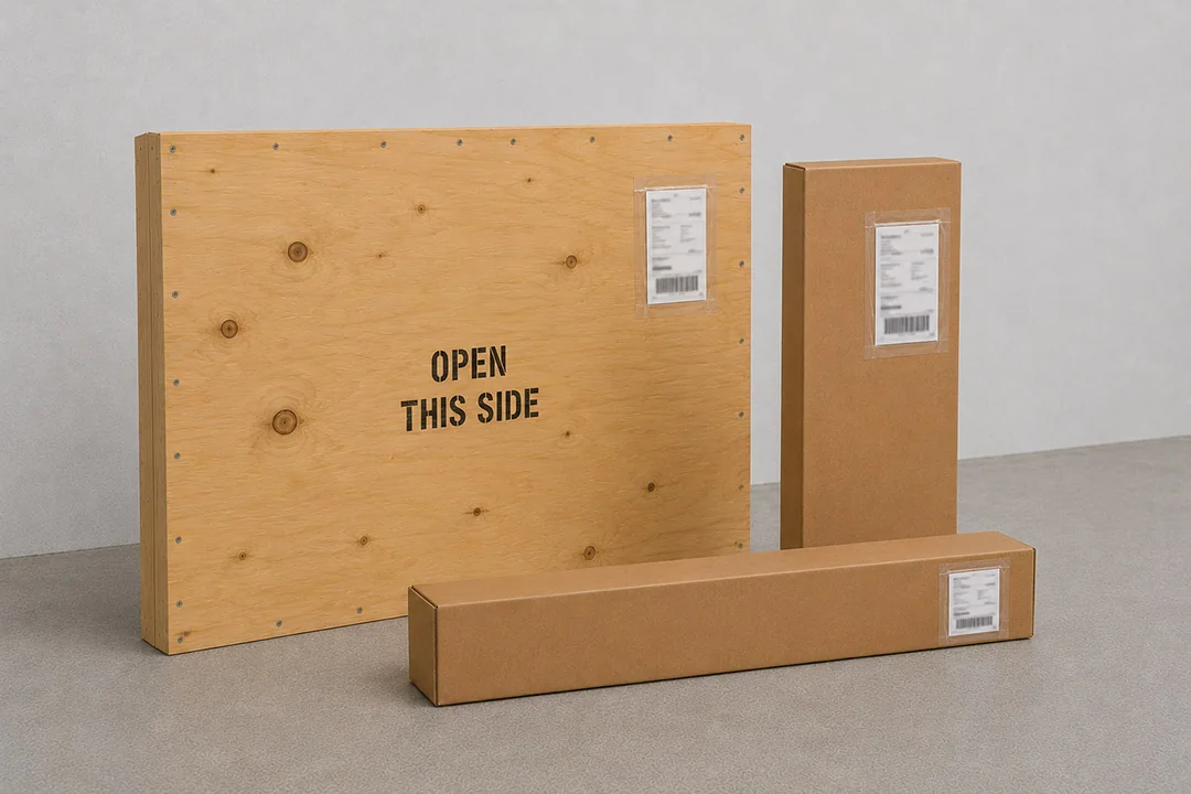 Shipping packaging example
